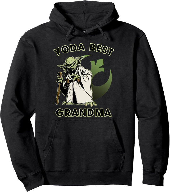 Star Wars Yoda Best Grandma Rebel Logo Pullover Hoodie
