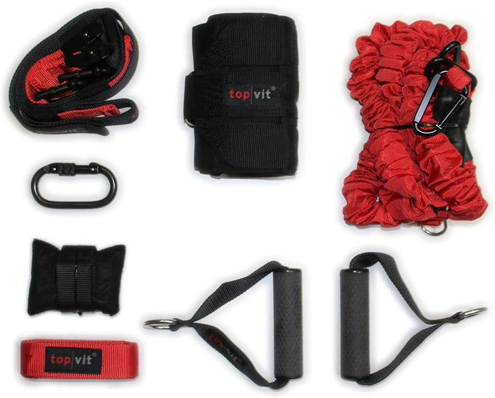 Bungee Trainer für Zuhause - Sling Bungee Fitness, Stretch Band, Schlingentraining, Widerstandsbände