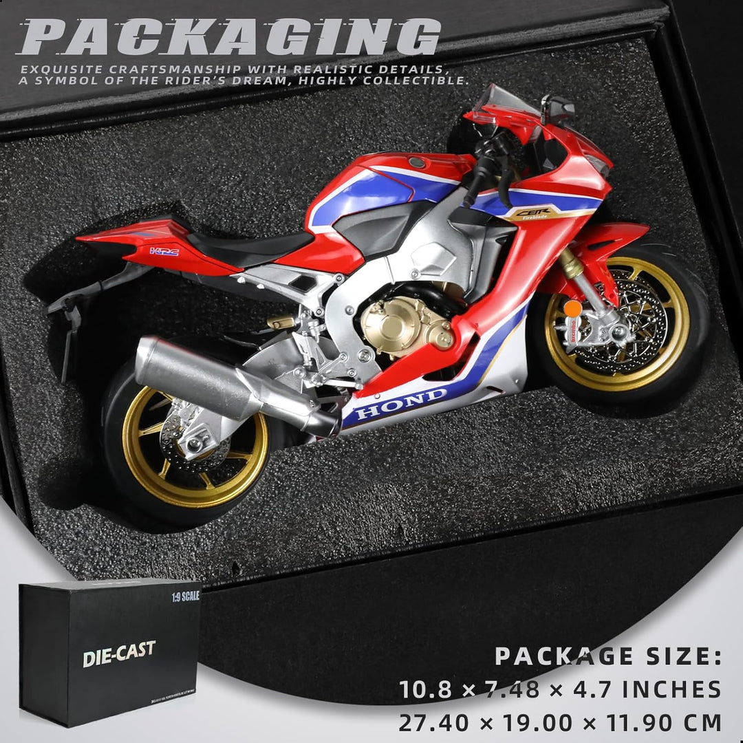 1: 9 Motorradmodell kompatibel für Honda CBR 1000RR Metall Die-Cast-Motorradmodell Keine Baugruppe b