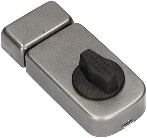 KOTARBAU® Zusatzschloss 60 mm 3 Farben Kastenschloss Türzusatzschloss Türschloss Schloss Drehknauf Z