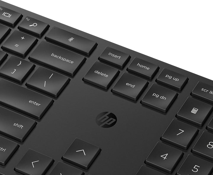 HP 650 kabellose Tastatur und Maus Bundle (20 programmierbare Tasten, QWERTZ Layout, 4.000 DPI, USB