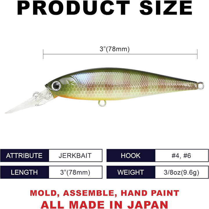 Lucky Craft PT78DD-269BEGL Zeiger 78DD BE Gill