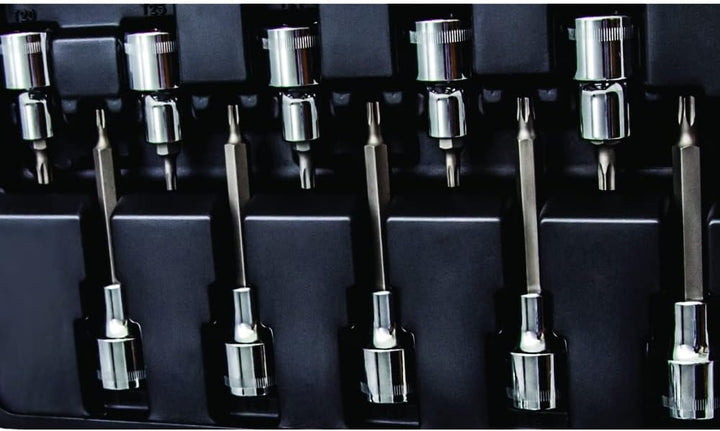 Beta 923E-TX/C18 - Steckschlüsselsatz, 18teilig, für Torx®-Schrauben (Art. 923TX), im Kasten Vorgäng