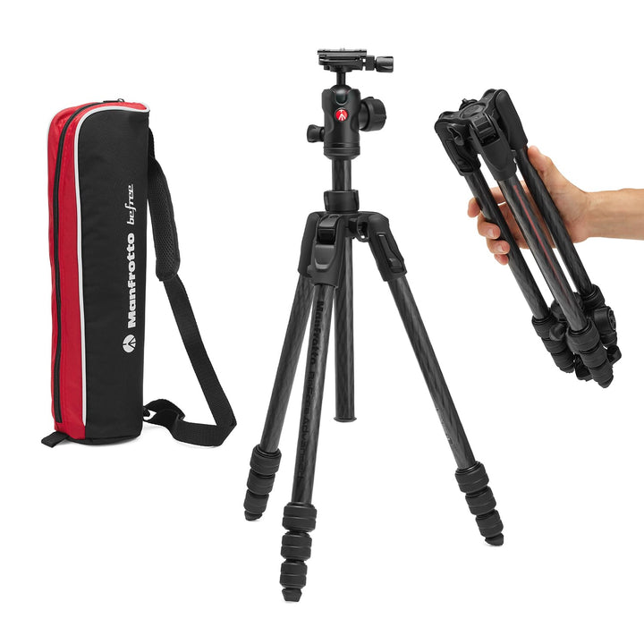 Manfrotto Befree Advanced AS, Camera Tripod, Twist Lock, Compatible with Arca-Swiss, Portable, Compa