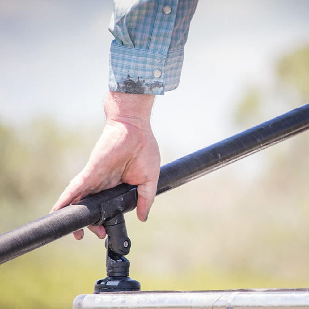 Railblaza QuickGrip Push Pole Mount (klein) inkl. Starport, Schwarz, 28 mm