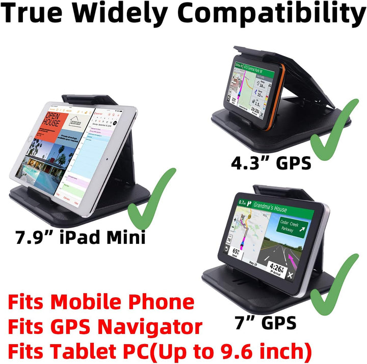 iSaddle GPS-Halterung für Armaturenbrett, universal, für Garmin Nuvi Tomtom iPhone iPad Galaxy Yoga