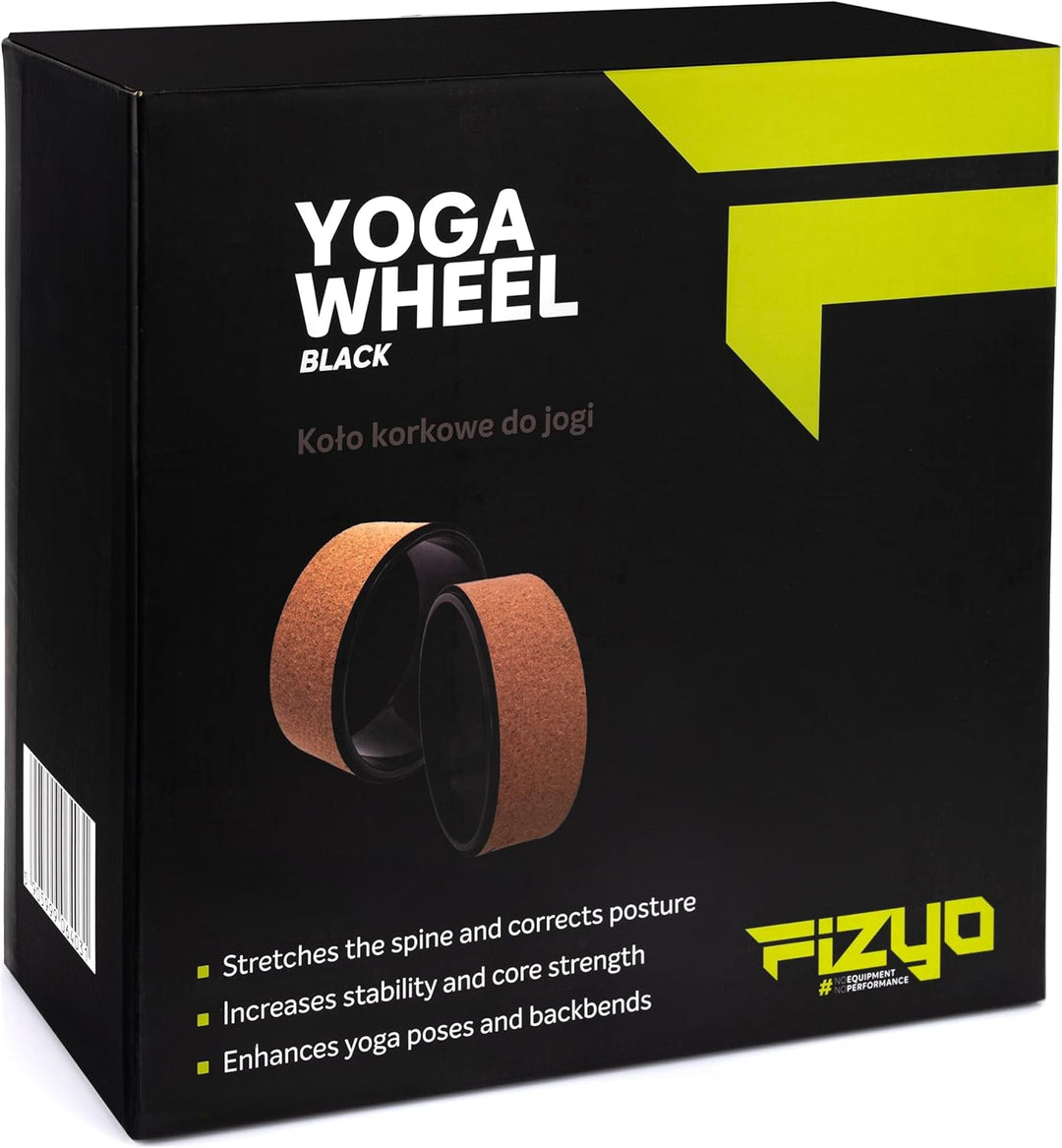 Phyzyo Yoga und Pilates Rad Ø33cm - Profirolle für Rückendehnung, Verbesserung des Gleichgewichtes u