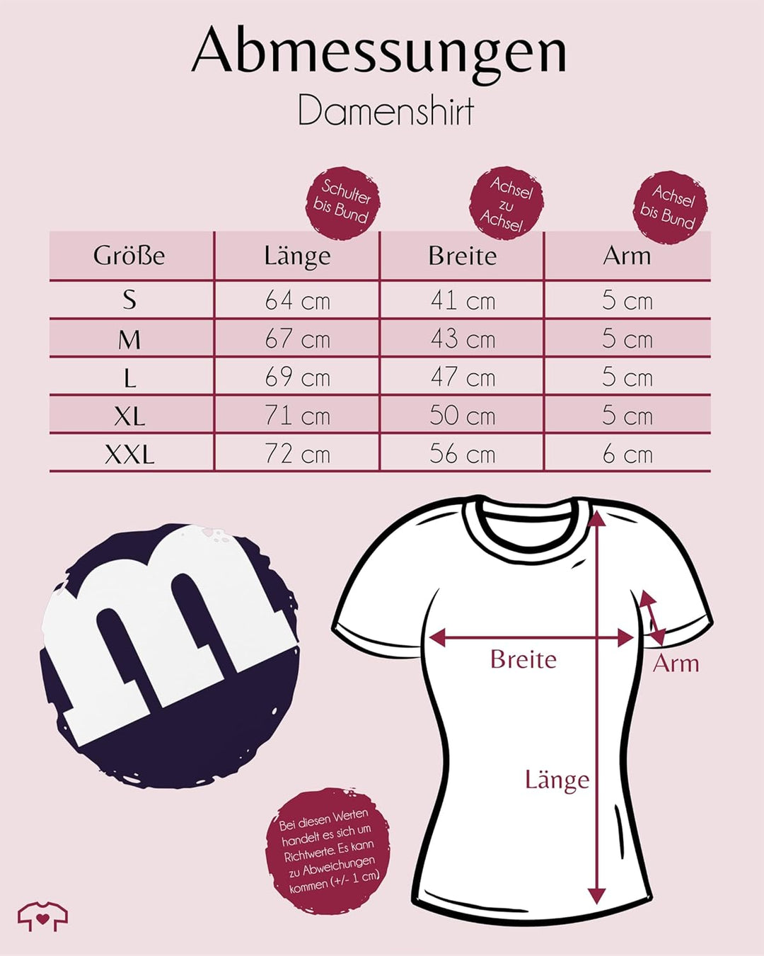 Shirtracer - Shirt Damen - Karneval Fasching - Gruppen M und M Aufdruck - M&M Kostüm Gruppe MundM &