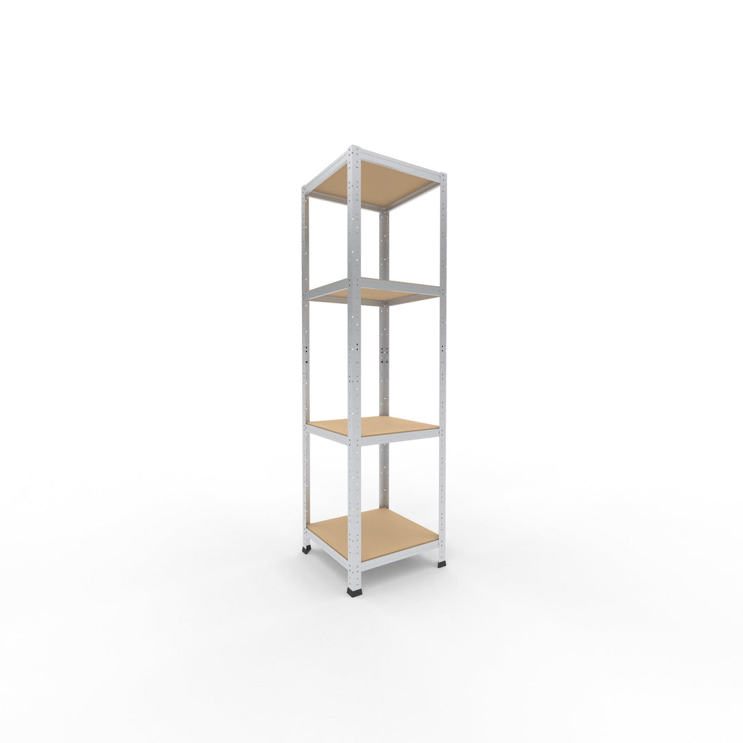 shelfplaza® Home Steckregal 180x50x50cm verzinkt 4 Böden - Kellerregal Lagerregal Metallregal Schwer