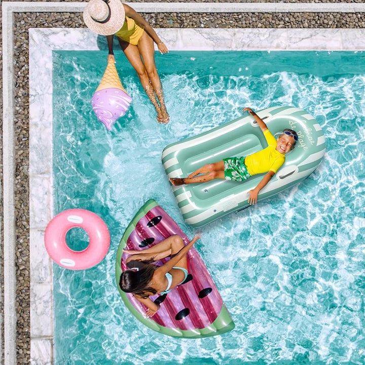 Schwimmbrett | aufblasbares Schwimmbrett mit Griff – Strandspielzeug zum Schwimmen – für Pool, See,