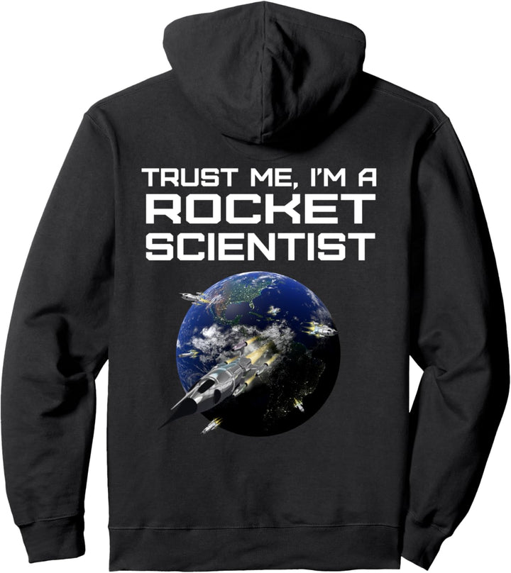Lustiger Luftfahrtingenieur mit Aufschrift „Trust Me I am a Rocket Scientist“, Luftfahrtingenieur Pu