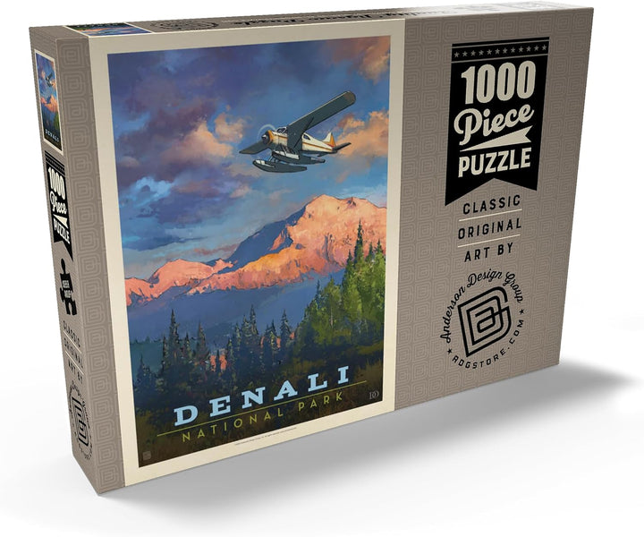 Denali National Park: Back Country, Vintage Poster - Premium 1000 Teile Puzzle - MyPuzzle Sonderkoll