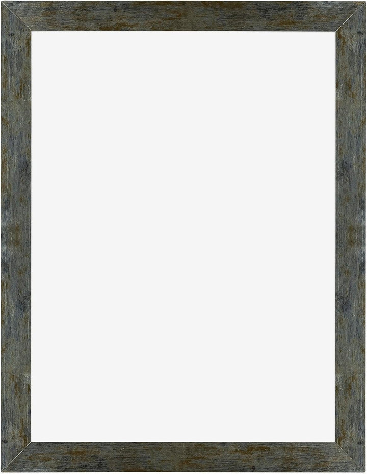 yd. Your Decoration - Bilderrahmen 75x100 cm - Blau Gold Meliert - Bilderrahmen aus MDF mit Acrylgla