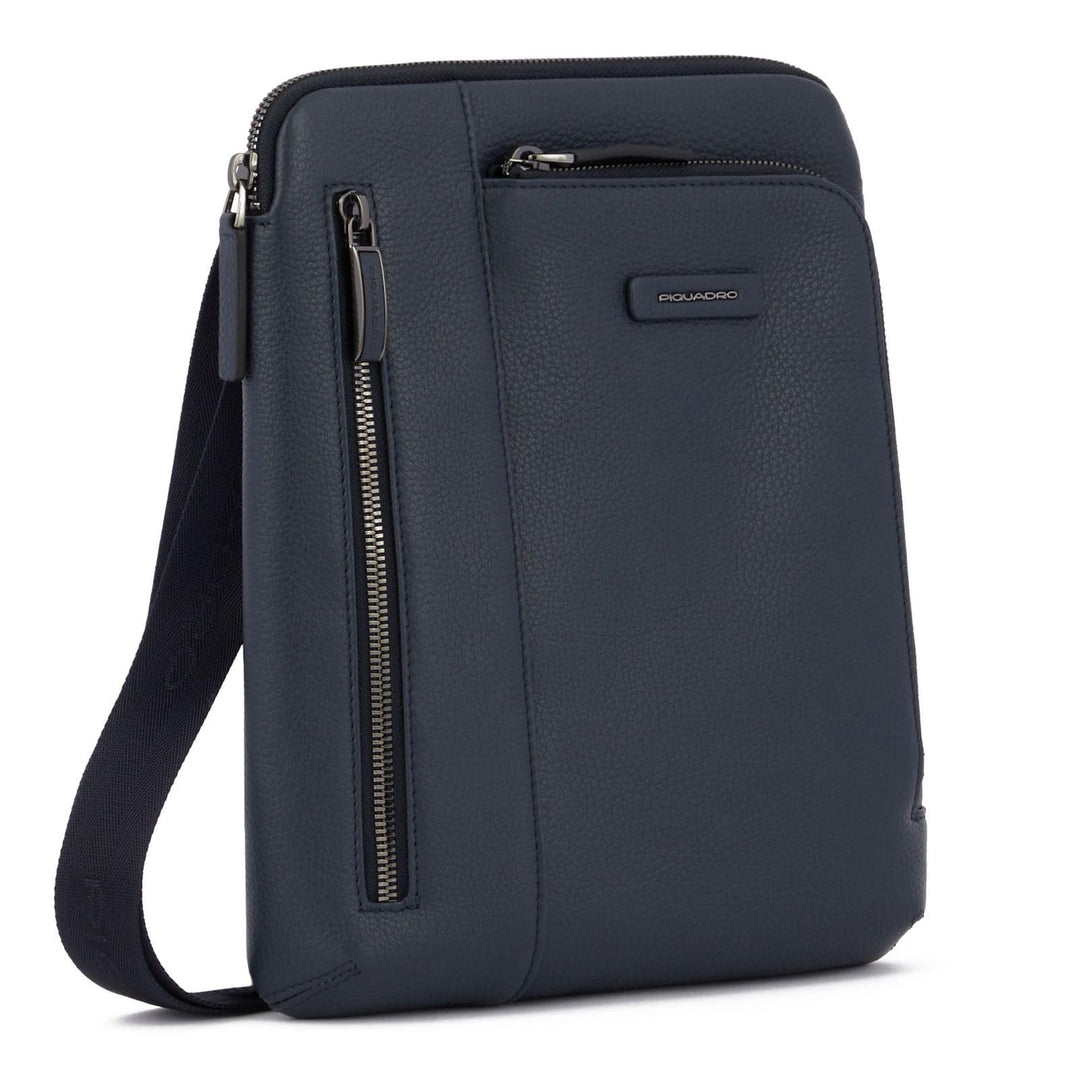 Piquadro Modus 5 - Umhängetasche 28 cm Blau, Blau