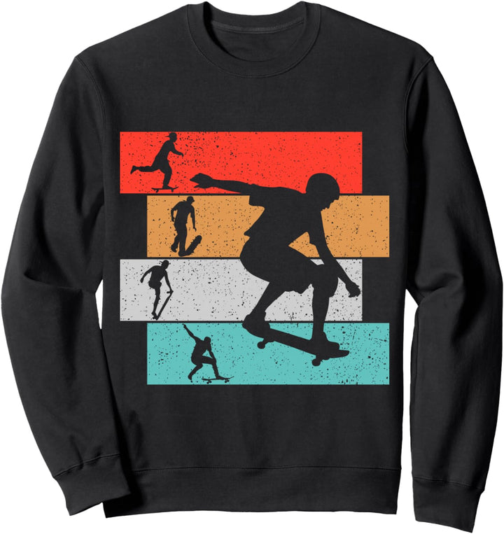 Skater Skateboard Skateboarder Kinder Jungen Sweatshirt