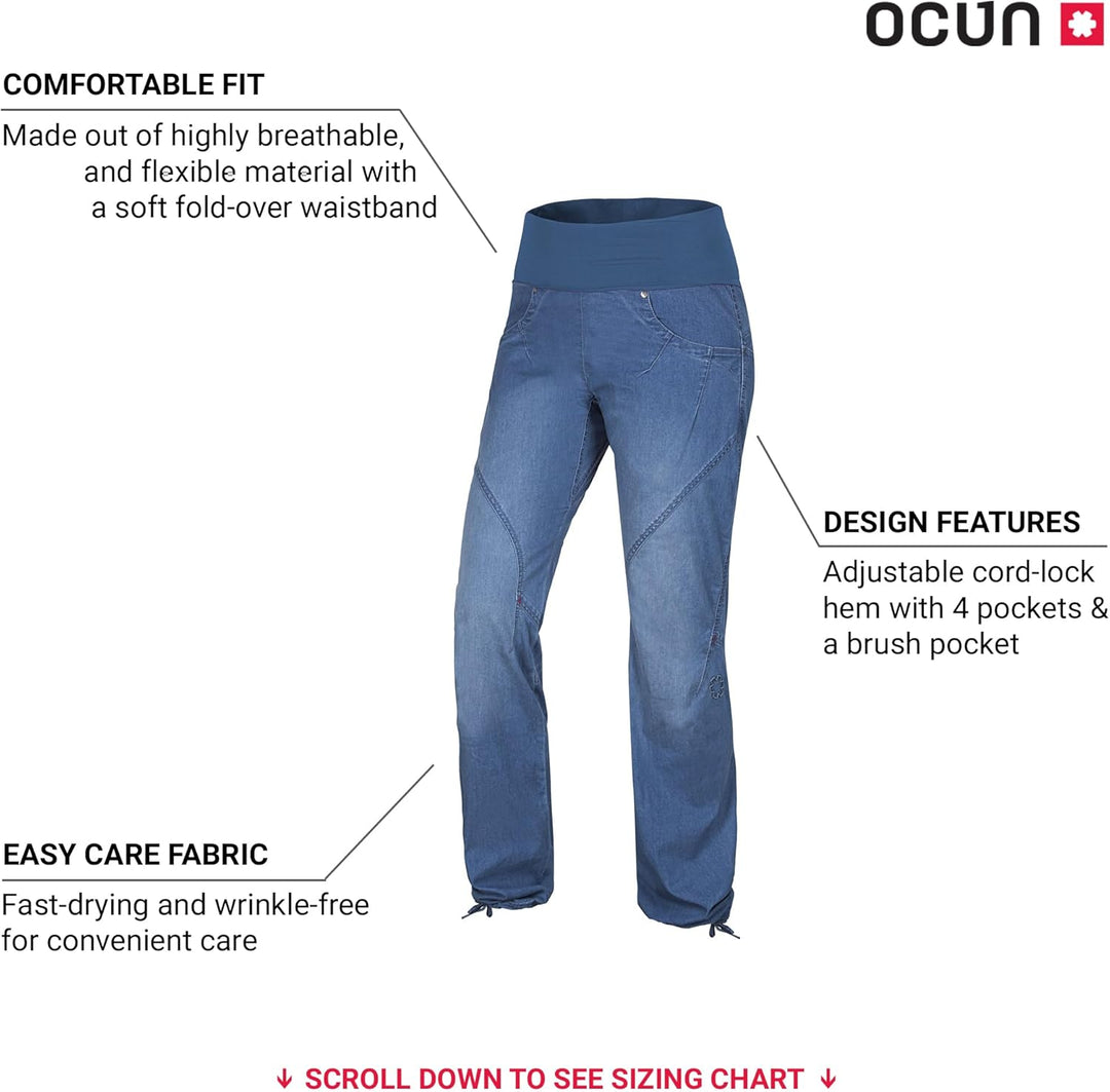 Ocun 02939-1 Damen Jogging XS Middle Blue, XS Middle Blue