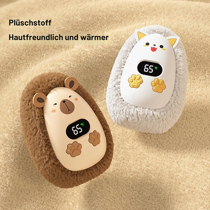 Handwärmer Wiederaufladbare, Niedliche, Plüschige Tierische, Magnetische Elektrische Taschenheizung