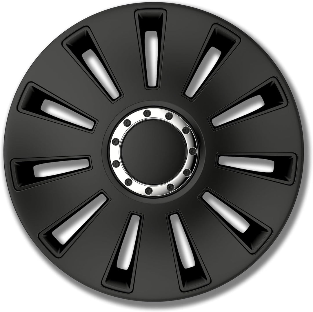 PETEX 531616 Radzierblenden / Radkappen Silverstone Pro Black 16 Zoll, 16 Zoll