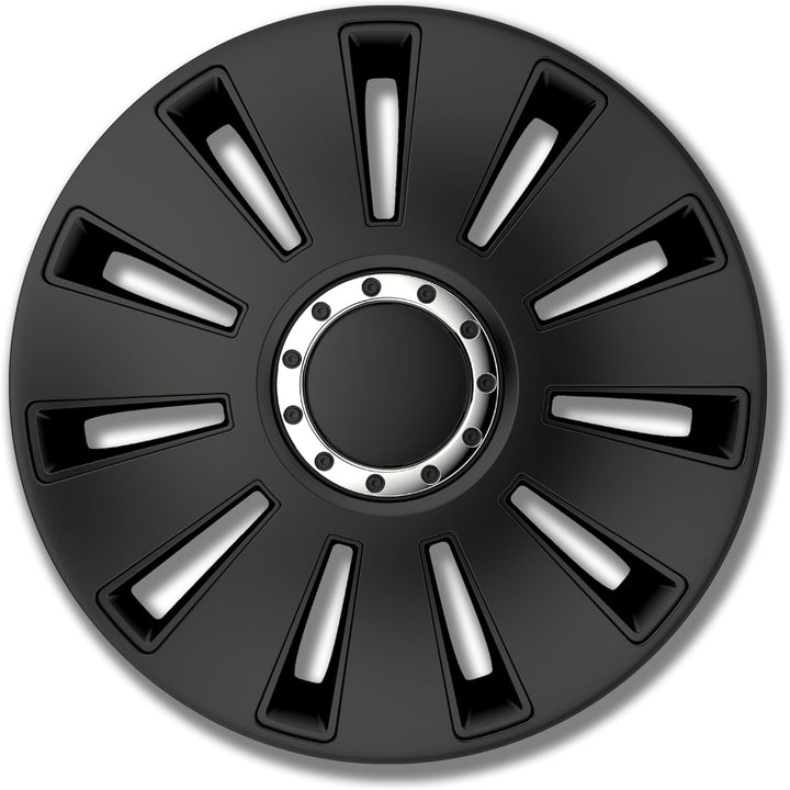 PETEX 531616 Radzierblenden / Radkappen Silverstone Pro Black 16 Zoll, 16 Zoll