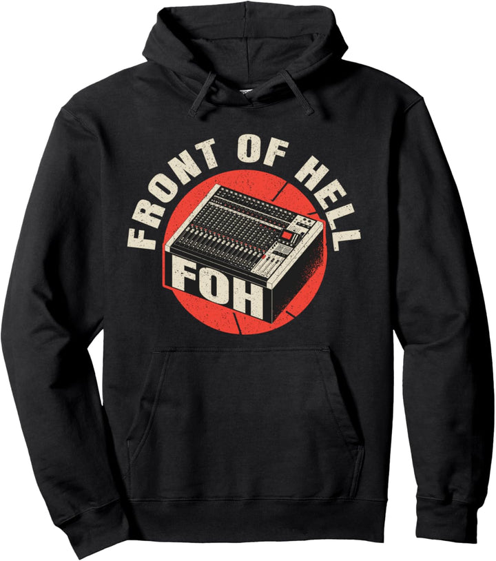 Tontechniker Auxweg Mischpult FOH - Sound Audio Engineer Pullover Hoodie