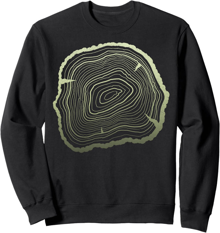 Tree Ring Growth Outline Sweatshirt