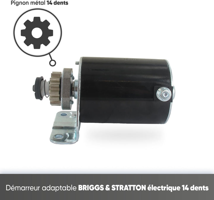 GREENSTAR 6425 Anlasser Elektrische 14 Zähne anpassbar für Briggs & Stratton