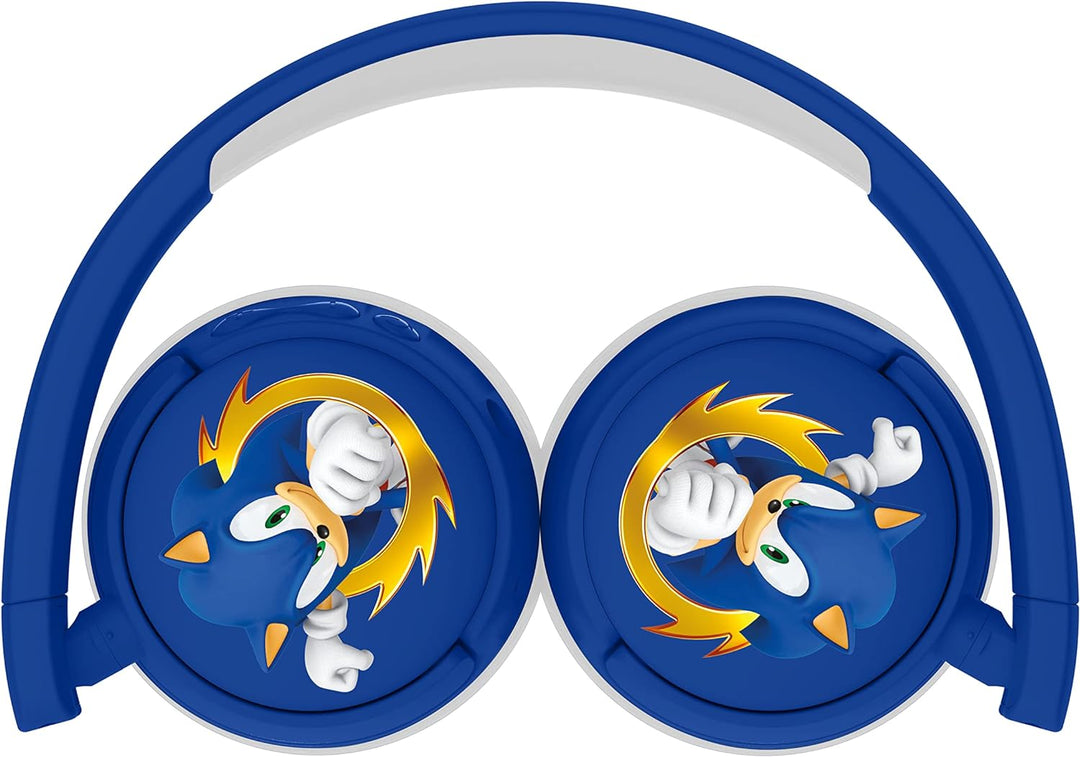 OTL Technologies Sonic – The Hedgehog Kinder-Kopfhörer, kabellos, SH0985, blau, Einheitsgrösse Einze