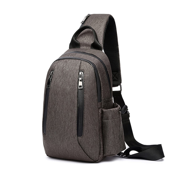 FANDARE Retro Brusttasche Sling Bag Sling Rucksack Schultertasche Crossbody Bag Business Umhängetasc