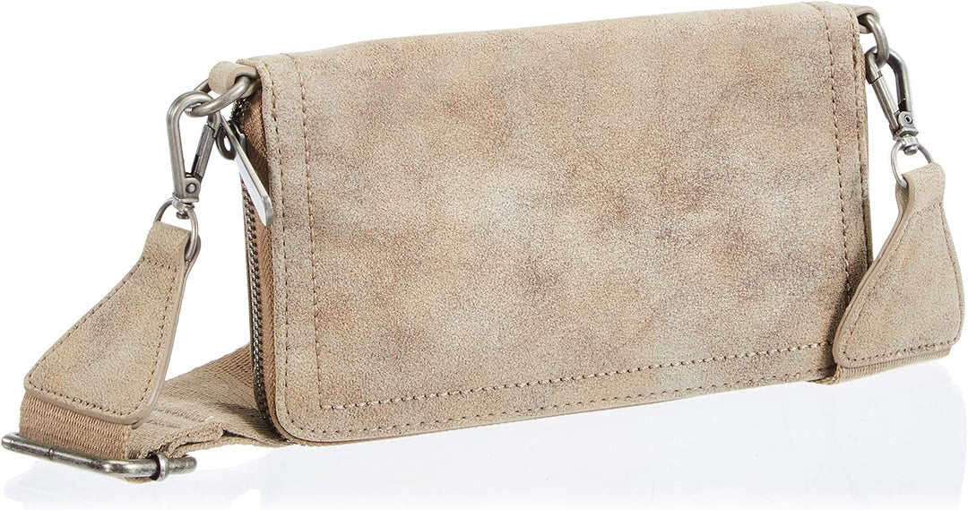 Fritzi aus Preussen Damen Lou Vintage Old Wood Umhängetasche