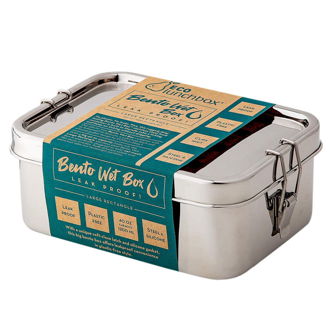 Ecolunchbox Bento-Box, Edelstahl, auslaufsicher