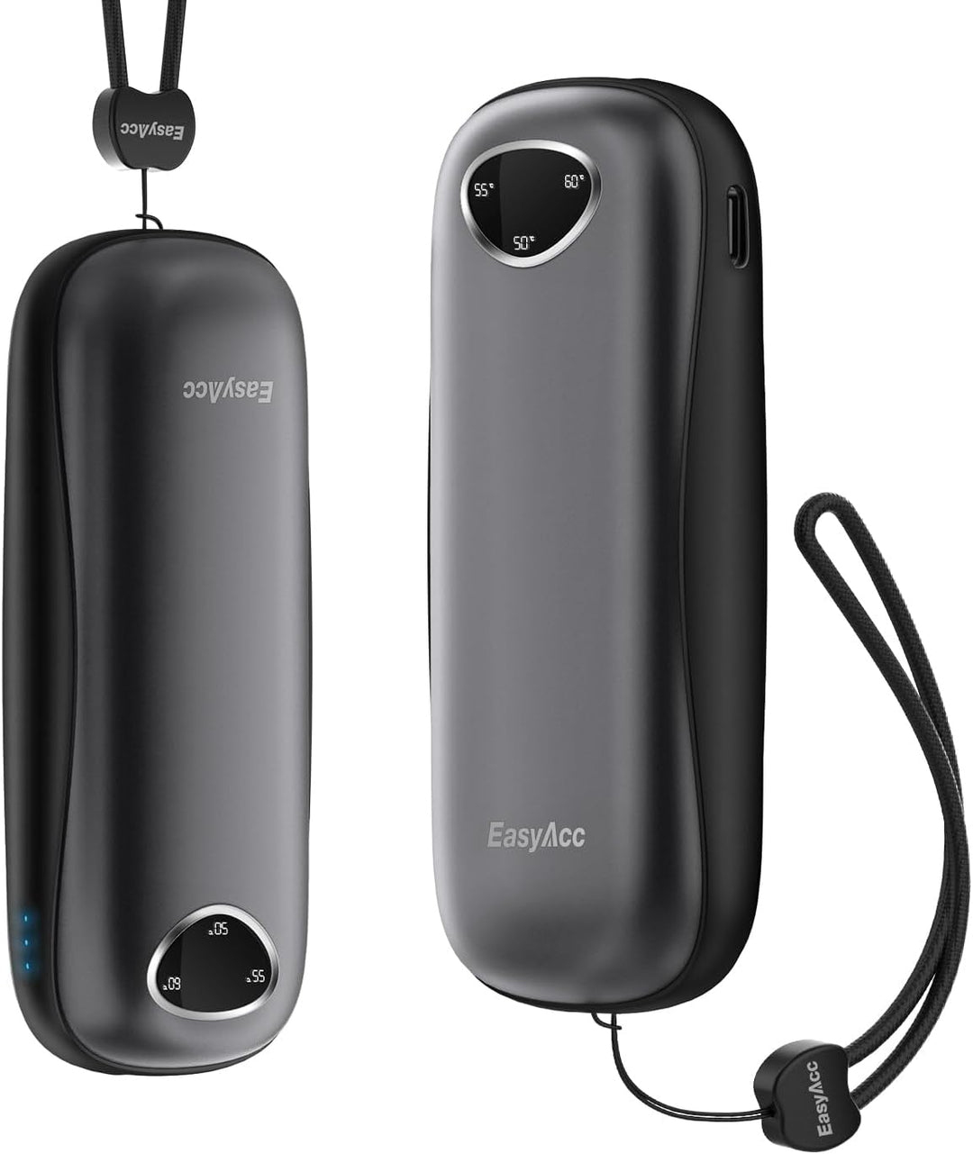 Handwärmer Elektrisch 10000mAh,EasyAcc 2er-Pack Handwärmers,3 Heating Modes Rechargeable Pocket Hand