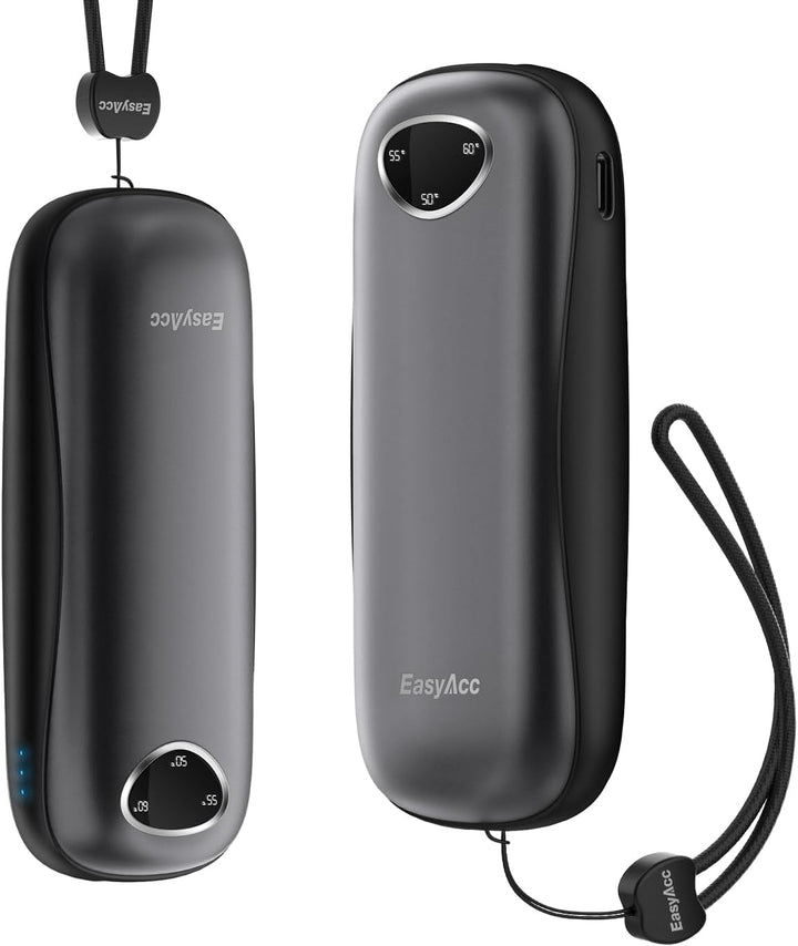 Handwärmer Elektrisch 10000mAh,EasyAcc 2er-Pack Handwärmers,3 Heating Modes Rechargeable Pocket Hand