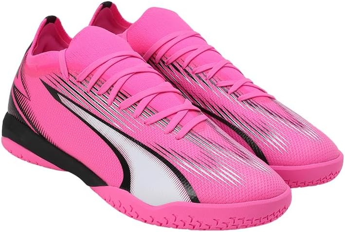 Puma Herren Ultra Match ItFussballschuh 42.5 EU Poison Pink Puma White Puma Black, 42.5 EU Poison Pi