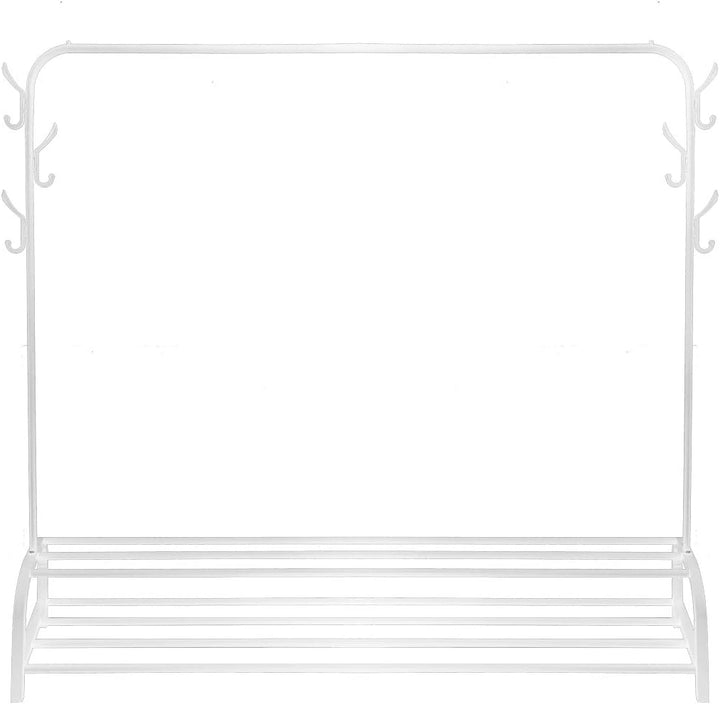 Vinteky Kleiderständer Freistehender Kleiderständer, Garderobenständer aus Metall6 Haken, 110 × 33 ×