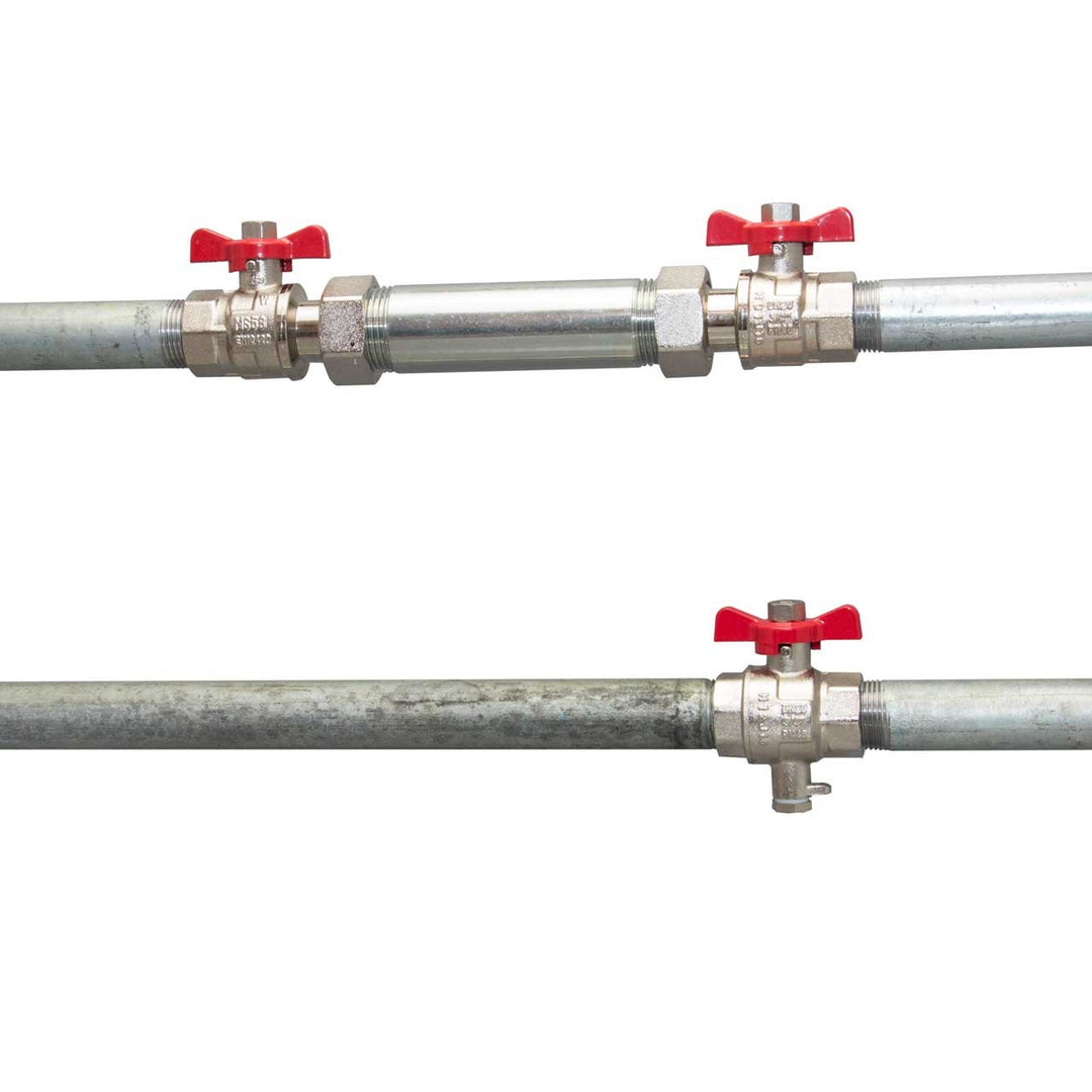 Einbausatz für Wärmezähler F90 und F96Plus 3/4 Zoll DN15 110mm