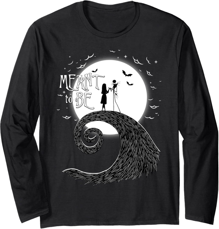 Disney The Nightmare Before Christmas Jack And Sally Langarmshirt