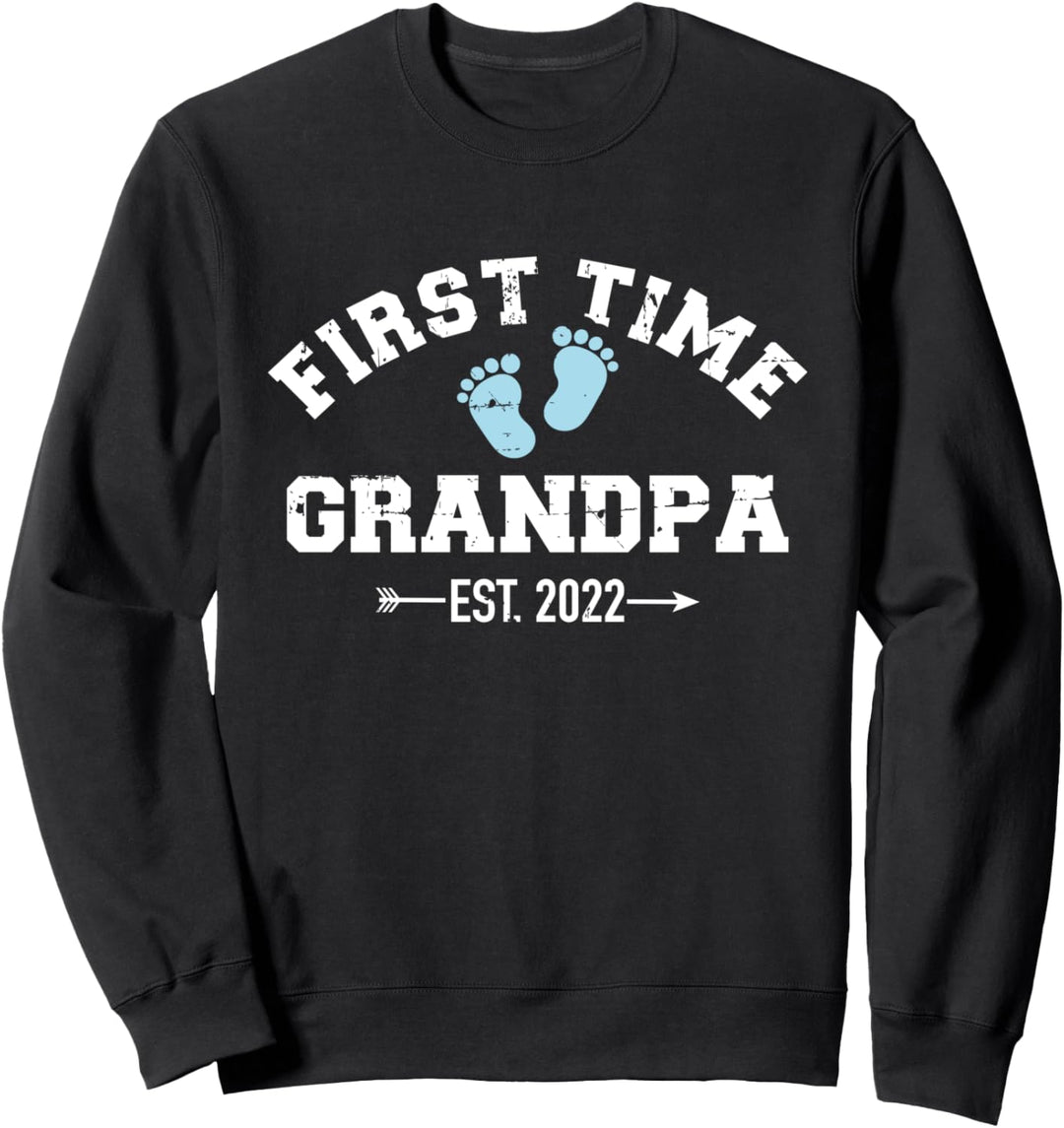 Zum ersten Mal Opa 2022 werdender Grossvater Sweatshirt