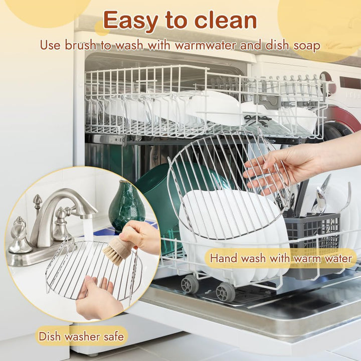 BYKITCHEN Airfryer xxl Zubehör für Philips 6,2L / COSORI 5,5L, Heissluftfritteuse Zubehör Passt für