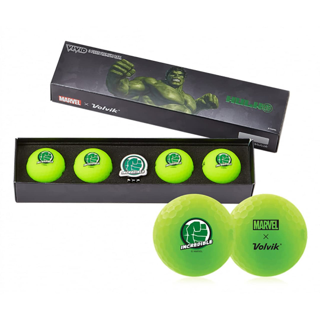 Volvik X Marvel Gift Set Golfbälle L Hulk, L Hulk
