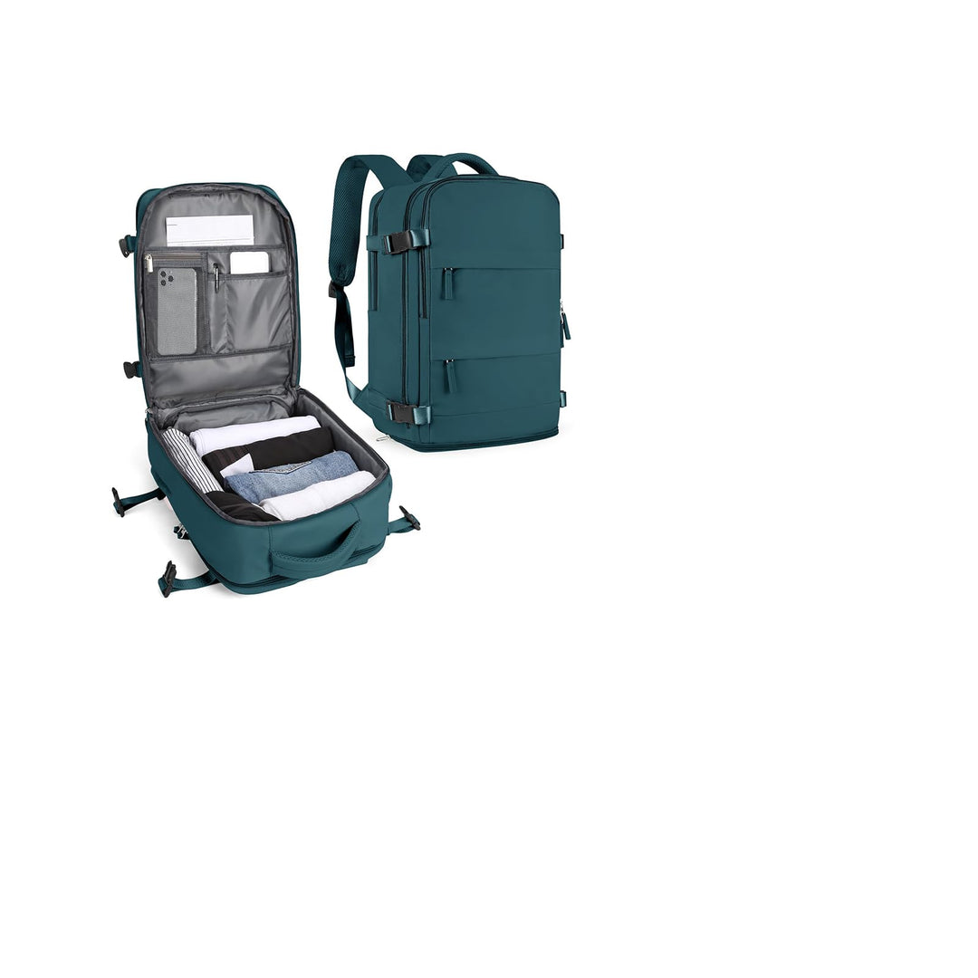 SZLX Grosser Reiserucksack Damen,Vakuum Rucksack mit Pumpe Ryanair Handgepäck 40x30x20 Herren, Wizza