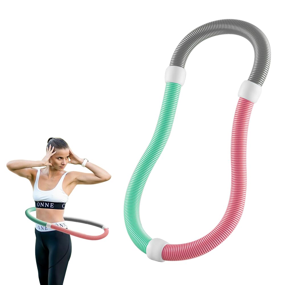 Hoola Hoop Reifen für Erwachsene, Weicher Hoola Hoop Gewichtet, Fitness Hoop,Gewichteter Fitness Hoo