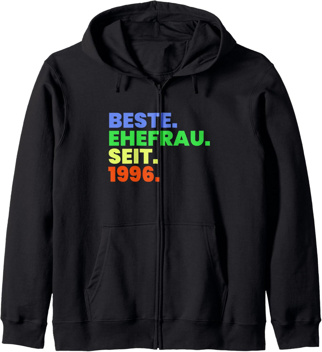 Beste Ehefrau seit 1996 Silberhochzeit Hochzeitstag Kapuzenjacke