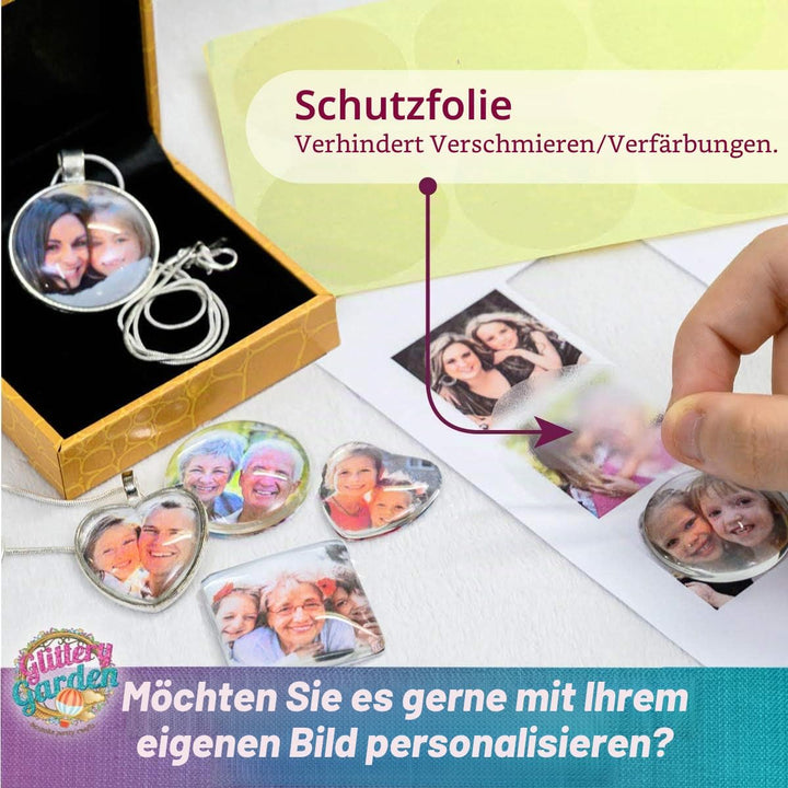 Mädchen Schmuckherstellung Kit. DIY Halskette Anhänger und Armband Bastelset mit Glasperlen & Charms