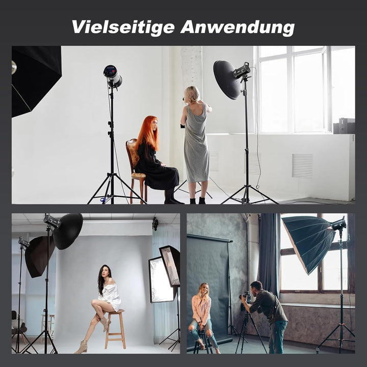GODOX SL60IIBi Dauerlicht Kit LED Video Lichter,Videolicht 2800K-6500K,CRI>96,TLCI>97,25100Lux mit G