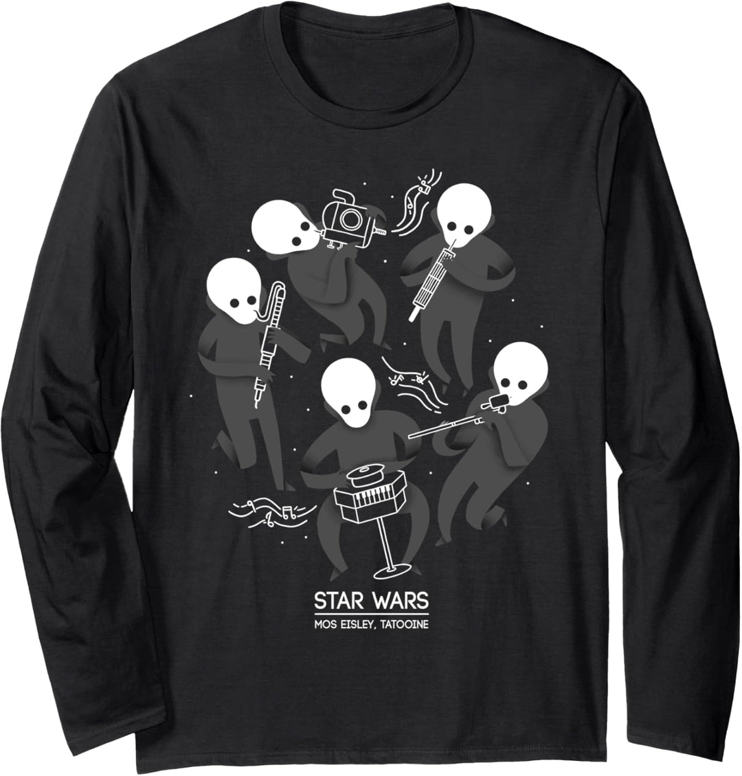 Star Wars Cantina Band Silhouettes Langarmshirt