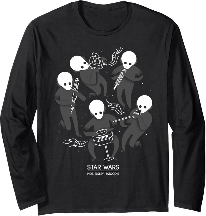 Star Wars Cantina Band Silhouettes Langarmshirt