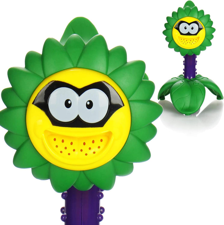 com-four® Wassersprinkler Blume - Wasserspielzeug für den Garten - Sprinkler für Kinder im Sommer (B