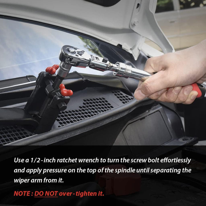 FIRSTINFO F3393 | Universal Einstellbar Wischerarm Abzieher Werkzeug | Scheibenwischerarm-Abzieher |