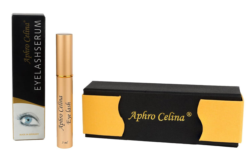 Aphro Celina | EYELASHSERUM - Wimpernserum | für das aktive Wachstum Ihrer Wimpern 3ml mit Beautybox