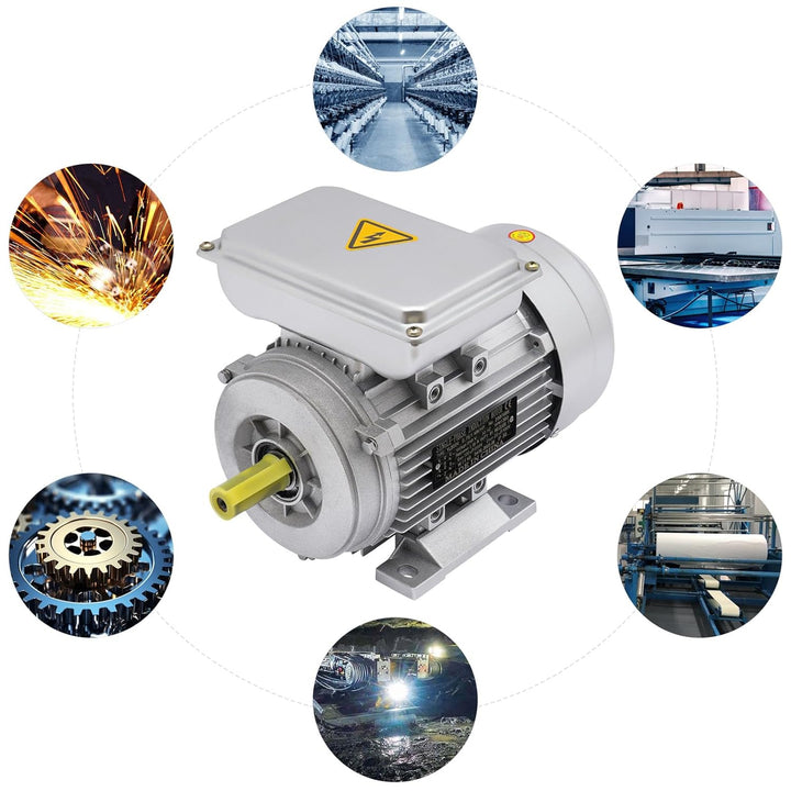 1380pm Welle 19mm Elektromotor einphasiger Zementmischer Beton Elektromotor 750W 240V Wellendruckmes